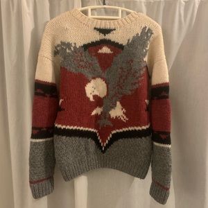 Men’s Woolrich 100% Wool Eagle Sweater
